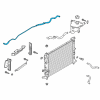 OEM 2021 Infiniti QX50 Hose-Reservoir Tank Diagram - 21741-5NA0A