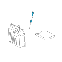 OEM Hyundai Entourage Oil Level Gauge Diagram - 46580-3A570