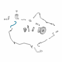 OEM 2017 Honda Odyssey Hose, Oil Tank Diagram - 53733-TK8-A01