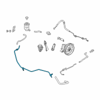 OEM 2011 Honda Odyssey Cooler, Power Steering Oil Diagram - 53765-TK8-A00