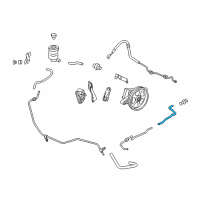 OEM 2013 Honda Odyssey Hose, Power Steering Return Diagram - 53734-TK8-A01