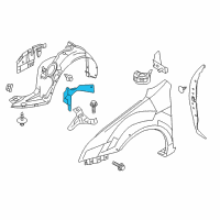 OEM 2012 Ford Fusion Shield Diagram - 6E5Z-16102-D