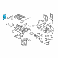 OEM 1998 Acura RL Motor Assembly, Mode Diagram - 79140-SZ3-A01