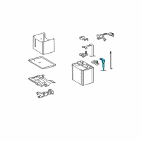 OEM 2009 Toyota Matrix Negative Cable Diagram - 82123-02330