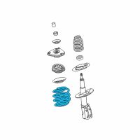 OEM 2008 Buick Lucerne Coil Spring Diagram - 15781812