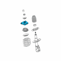 OEM Cadillac DTS Strut Mount Diagram - 15812568