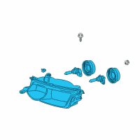 OEM 2003 Toyota Solara Composite Assembly Diagram - 81110-AA050