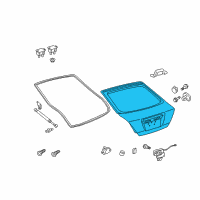 OEM Scion Lift Gate Diagram - 67005-21711