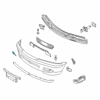 OEM 2004 BMW 325xi Flap, Towing Eye, Primed Diagram - 51-11-7-893-378