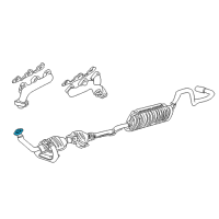 OEM 2003 Ford Ranger Front Pipe Diagram - 1L5Z-5F250-EA