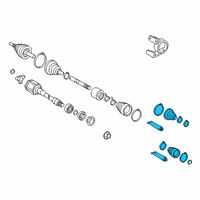 OEM 2021 Lexus ES350 Boot Kit, FR Drive S Diagram - 04427-33110