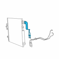 OEM 2008 Jeep Liberty Line-Oil Cooler Pressure And Ret Diagram - 68033238AA