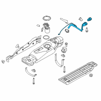 OEM 2016 Ford F-150 Filler Pipe Diagram - JL3Z-9034-G