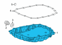 OEM 2022 Honda Civic Pan, Oil Diagram - 21151-R3W-000