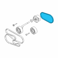 OEM 2011 BMW 335d Ribbed V-Belt Diagram - 64-55-7-793-608