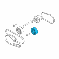 OEM 2010 BMW 335d Serpentine Idler Pulley Diagram - 11-28-7-790-448