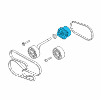 OEM 2010 BMW 335d Belt Tensioner Diagram - 11-28-7-786-880