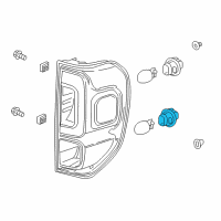 OEM 2016 Acura TLX Socket (T20 S) Diagram - 33303-TP6-A01