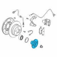 OEM 2012 BMW Z4 Drive Flange Hub Diagram - 33-41-6-752-381