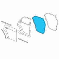 OEM 2017 Dodge Charger REAR DOOR MOUNTED Diagram - 68040046AO