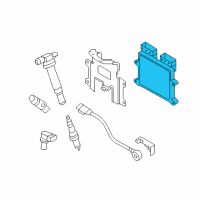 OEM 2016 Kia K900 Engine Ecm Control Module Diagram - 391073CPN0