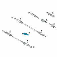 OEM 2021 Hyundai Palisade Joint Kit-FR Axle Diff Side, RH Diagram - 49582-C5080