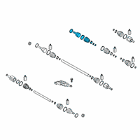 OEM 2022 Kia Sorento Bearing Bracket & Sh Diagram - 49560R5200