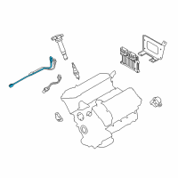 OEM 2010 Hyundai Genesis Sensor-Knock Diagram - 39320-3F000