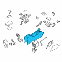 OEM Kia Console Assembly-Floor Diagram - 84610D9000BGJ