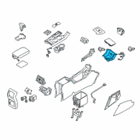 OEM 2022 Kia Sportage Tray-FRT Console Diagram - 84681D9100WK