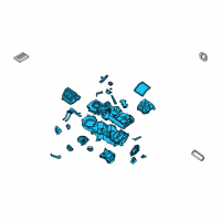 OEM 2004 Infiniti QX56 Heating Unit-Front Diagram - 27110-7S502