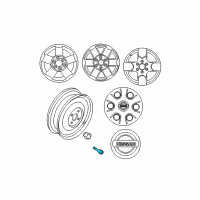 OEM Infiniti G20 Spare Tire Components (Air valve) Diagram - 40311-S3500