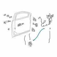 OEM Buick Lock Cable Diagram - 42541072