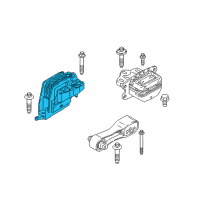 OEM 2016 BMW X1 ENGINE MOUNT Diagram - 22-11-8-835-566