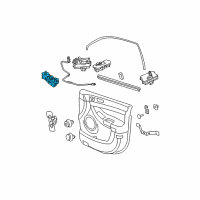 OEM 2007 Chrysler Pacifica Switch-Door Module Diagram - 4602703AF