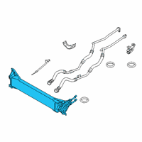 OEM 2021 BMW X3 TRANSMISSION OIL COOLER Diagram - 17-11-8-693-360