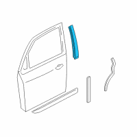 OEM 2002 Ford Focus Window Molding Diagram - 1S4Z-5420554-DA