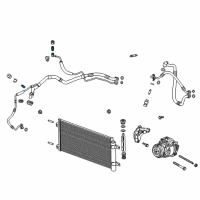 OEM 2017 Chevrolet Cruze Discharge Hose Valve Diagram - 13277003