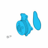 OEM Lexus NX300h Engine Water Pump Assembly Diagram - 16100-39575