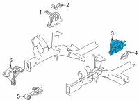 OEM 2021 Hyundai Elantra Bracket Assembly-Transmission MTG Diagram - 21830-BY000