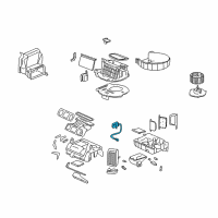 OEM 2001 Acura Integra Motor Assembly, Mode Diagram - 79140-ST7-A02