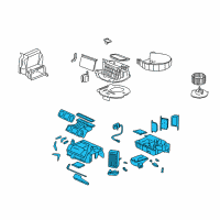 OEM 2000 Acura Integra Heater Unit Diagram - 79100-ST7-A01