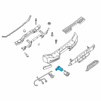 OEM Nissan Sensor Assy-Sonar Diagram - 25994-9GE0A