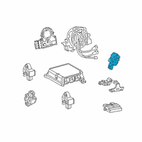 OEM 2019 Lexus ES300h Sensor, Pressure Sid Diagram - 8983A-06011