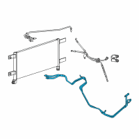 OEM Ram 3500 Tube-Oil Cooler Pressure And Ret Diagram - 68230431AC