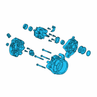 OEM 2020 Honda Civic Air Conditioner Generator Assembly Diagram - 31100-5BA-A51