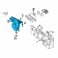 OEM Honda CR-V Case Set, Air Cleaner Diagram - 17201-5PH-A00