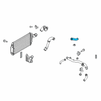 OEM 2014 Ford Taurus Lower Duct Diagram - BA5Z-6C646-B