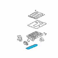OEM 2017 Chevrolet Camaro Supercharger Gasket Set Diagram - 12679527