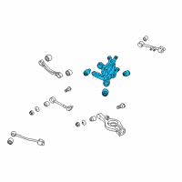 OEM 2015 Hyundai Genesis Coupe Carrier Assembly-Rear Axle, RH Diagram - 52720-2M000